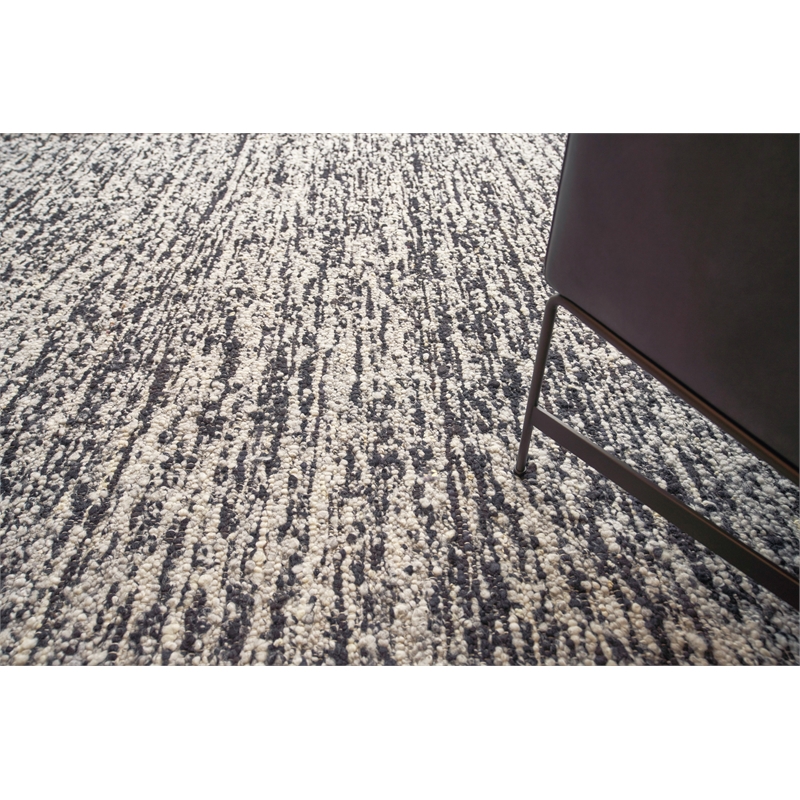 Tocayo Flatweave New Zealand Wool Black 2'x3' Area Rug