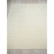 Teton Hand-Tufted New Zealand Wool Silver/Ivory 6'x9' Area Rug