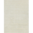 Teton Hand-Tufted New Zealand Wool Silver/Ivory 6'x9' Area Rug
