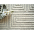 Teton Hand-Tufted New Zealand Wool Silver/Ivory 9'x12' Area Rug
