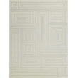 Teton Hand-Tufted New Zealand Wool Silver/Ivory 9'x12' Area Rug