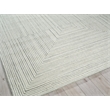 Teton Hand-Tufted New Zealand Wool Gray/Ivory 6'x9' Area Rug