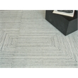 Teton Hand-Tufted New Zealand Wool Gray/Ivory 6'x9' Area Rug