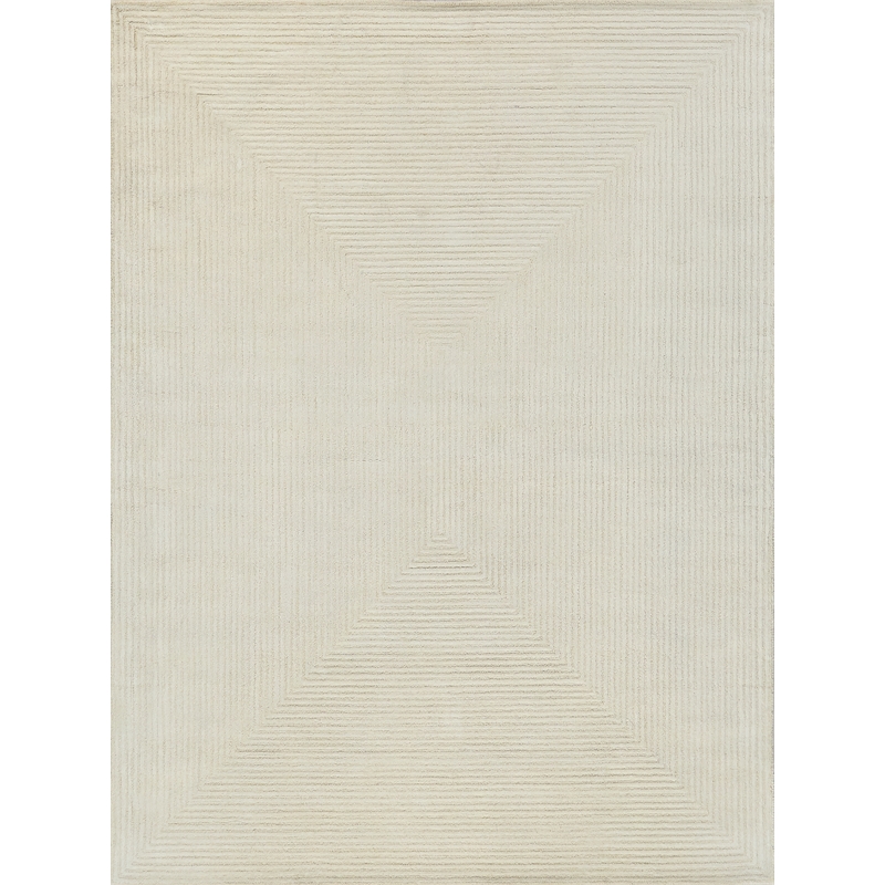 Teton Hand-Tufted New Zealand Wool Ivory 8'x10' Area Rug