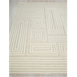 Teton Hand-Tufted New Zealand Wool Cream/Ivory 9'x12' Area Rug