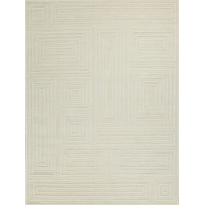 Teton Hand-Tufted New Zealand Wool Beige/Ivory 6'x9' Area Rug