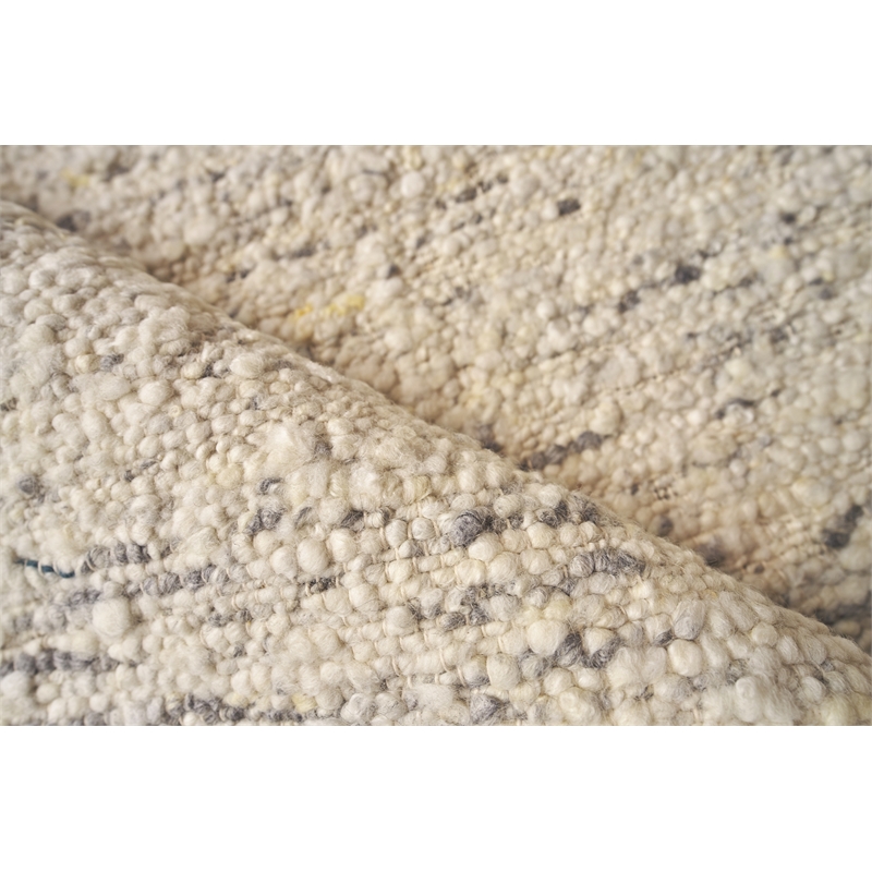Tocayo Flatweave New Zealand Wool Ivory/Gray 12'x15' Area Rug