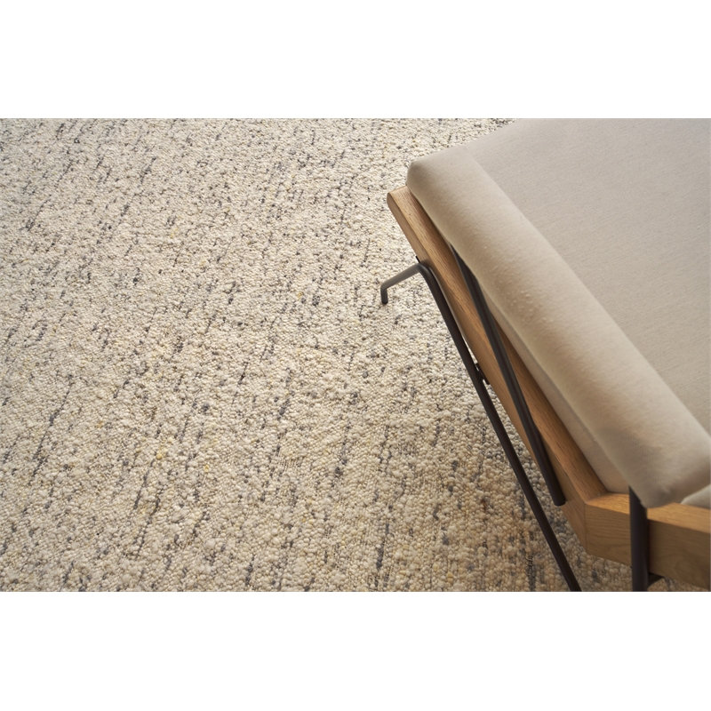 Tocayo Handloomed New Zealand Wool Ivory/Gray 2'x3' Area Rug