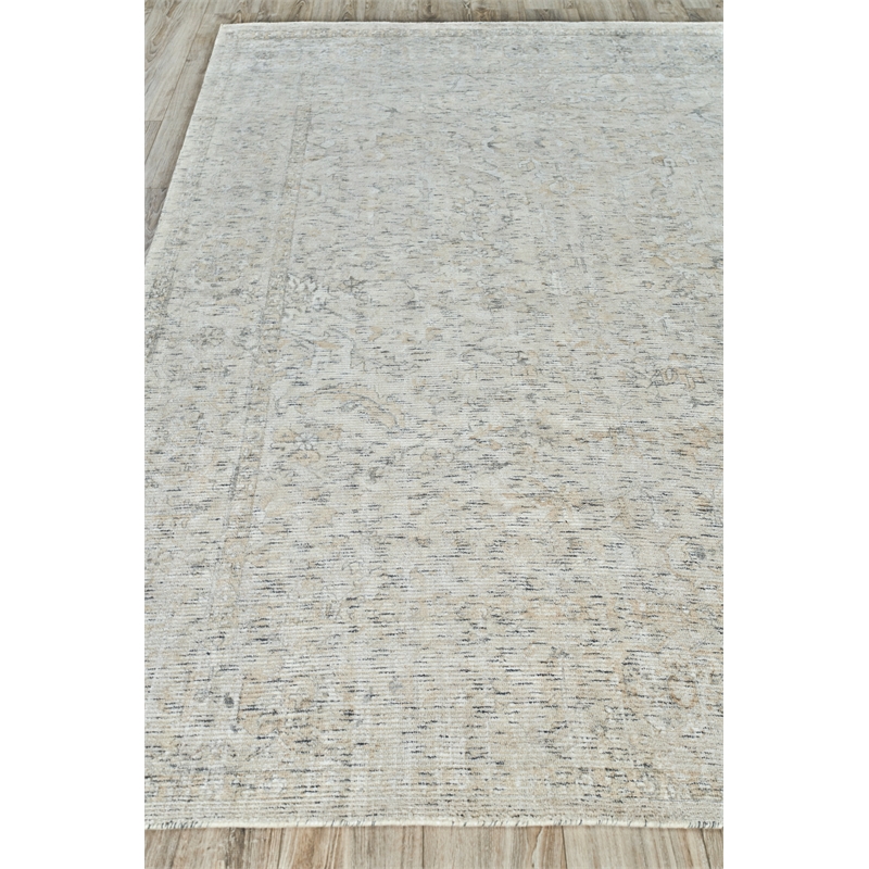 Tuscany Handloomed Wool/Bamboo Silk Beige/Brown 8'x10' Area Rug