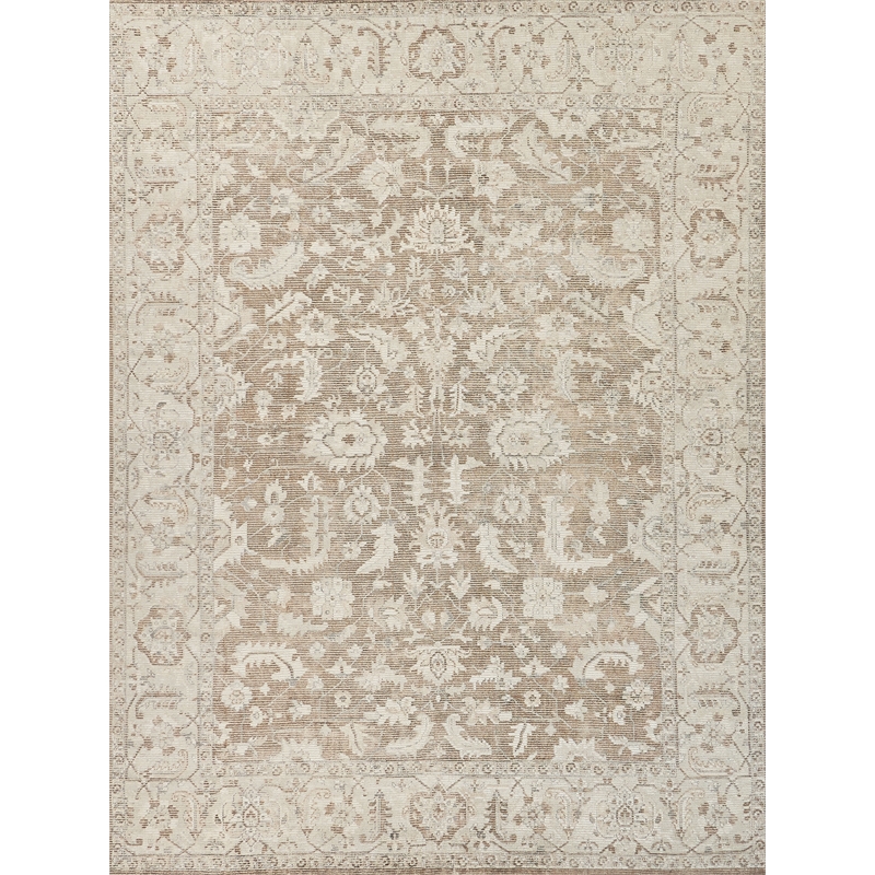 Tuscany Handloomed Wool/Bamboo Silk Brown 14'x18' Area Rug