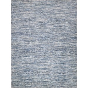 Tranquility Flatweave Wool/Mohair Blue 12'x15' Area Rug