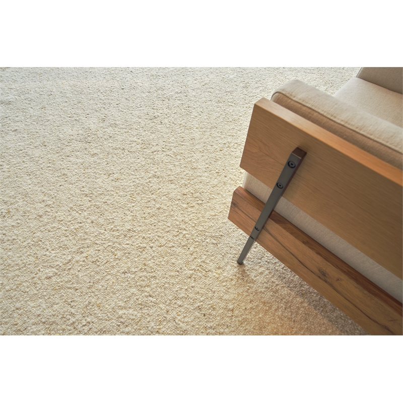 Tocayo Flatweave New Zealand Wool Ivory 3'x5' Area Rug