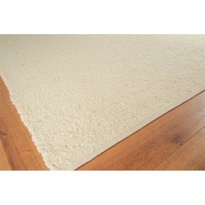Tocayo Flatweave New Zealand Wool Ivory 8'x10' Area Rug