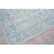 Tuscany Handloomed Wool/Bamboo Silk Ivory/Blue 12'x15' Area Rug
