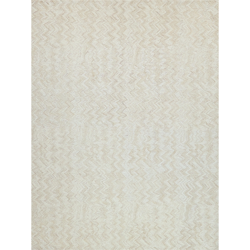Veneta Hand-Tufted New Zealand Wool Beige 8'x10' Area Rug