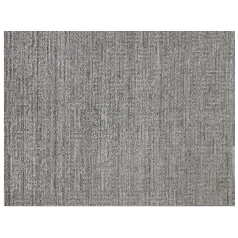 Ventura Handloomed Bamboo Silk Silver 6'x9' Area Rug