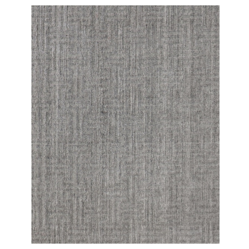 Ventura Handloomed Bamboo Silk Silver 6'x9' Area Rug