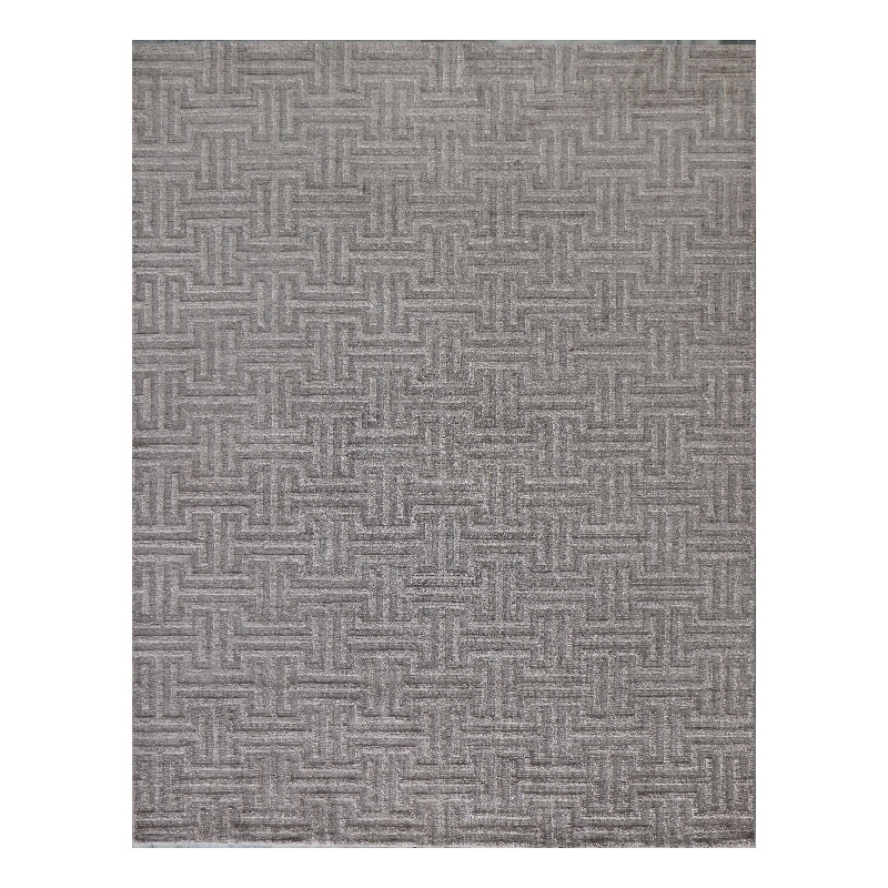 Ventura Handloomed Bamboo Silk Dark Taupe 12'x15' Area Rug