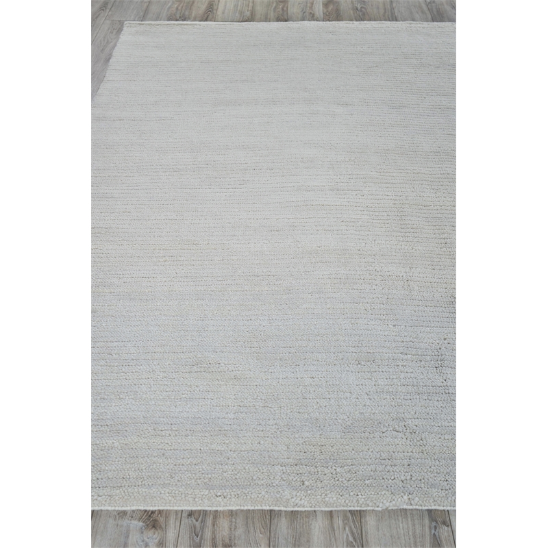 Urth Handloomed New Zealand Wool Cream 8'x10' Area Rug