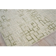 Vista Handloomed Wool/Bamboo Silk Green 12'x15' Area Rug
