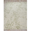 Vista Handloomed Wool/Bamboo Silk Green 12'x15' Area Rug