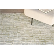 Vista Handloomed Wool/Bamboo Silk Green 12'x15' Area Rug