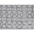 Windsor Handloomed Wool/Bamboo Silk Silver 8'x10' Area Rug