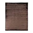 Wide Stripe Handloomed Viscose Chocolate 12'x15' Area Rug