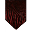 Wilderness Hand-Knotted Wool/Bamboo Silk Black/Red 5'6