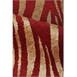 Wilderness Hand-Knotted Wool/Bamboo Silk Red/Gold 8'6