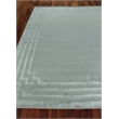 Vero Hand-Knotted Wool/Bamboo Silk Aqua 6'x9' Area Rug