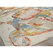 Vibrance Hand-Knotted Wool/Bamboo Silk Pink/Red/Blue/Multi 8'x10' Area Rug