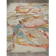 Vibrance Hand-Knotted Wool/Bamboo Silk Pink/Red/Blue/Multi 8'x10' Area Rug