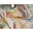 Vibrance Hand-Knotted Wool/Bamboo Silk Pink/Red/Blue/Multi 8'x10' Area Rug