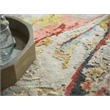 Vibrance Hand-Knotted Wool/Bamboo Silk Pink/Red/Blue/Multi 8'x10' Area Rug
