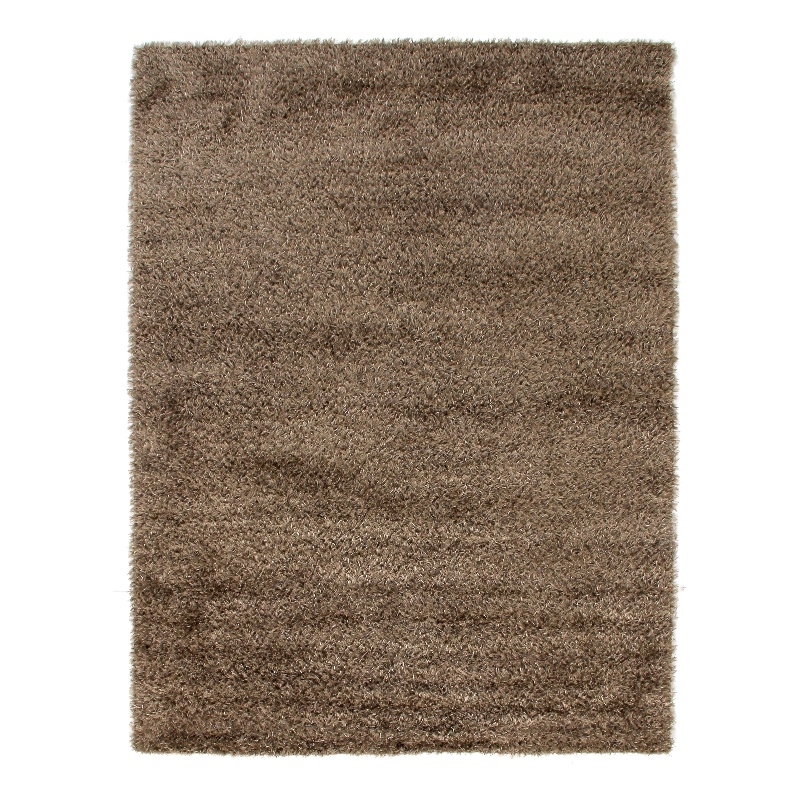 Viscose Shaggy Shag Viscose Chocolate 8'x10' Area Rug