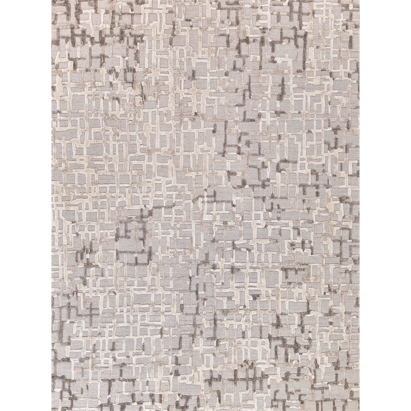Vista Handloomed Wool/Bamboo Silk Mocha Beige 8'x10' Area Rug