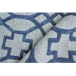 Windsor Handloomed Wool/Bamboo Silk Dark Blue/Gray 6'x9' Area Rug