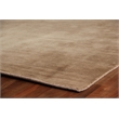 Wool Dove Handloomed New Zealand Wool Taupe 9'x12' Area Rug