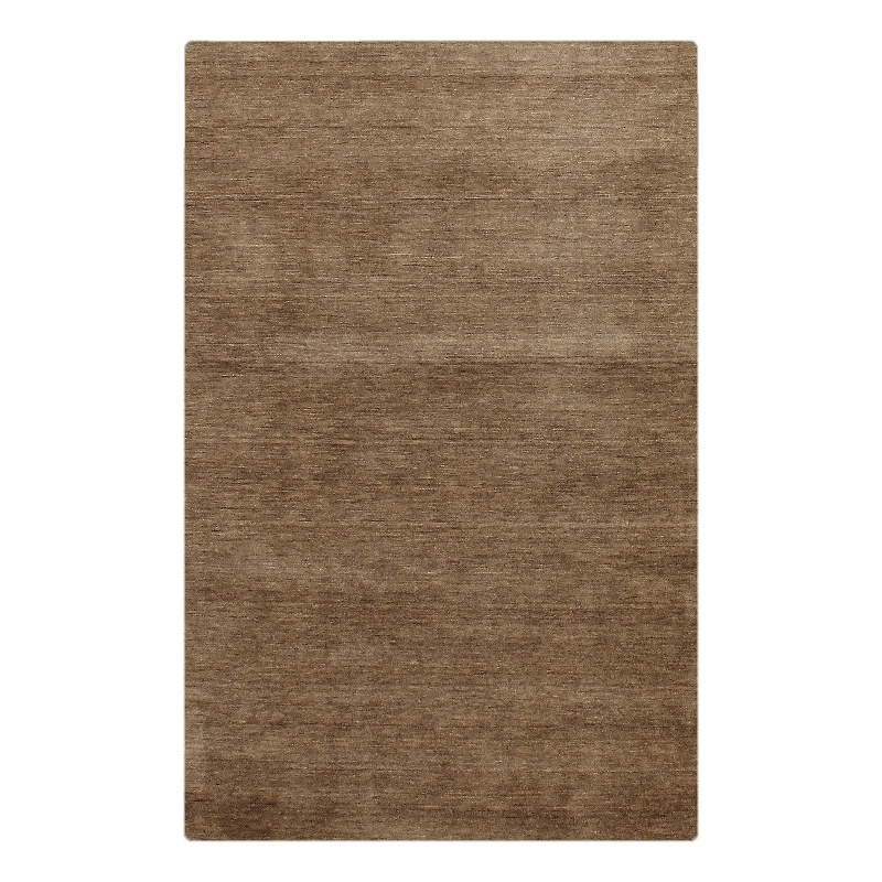 Wool Dove Handloomed New Zealand Wool Light Brown 6'x9' Area Rug