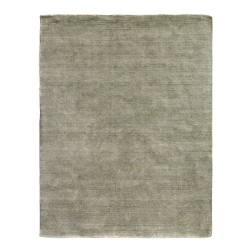 Wool Dove Handloomed New Zealand Wool Green/Blue 3'x18' Area Rug