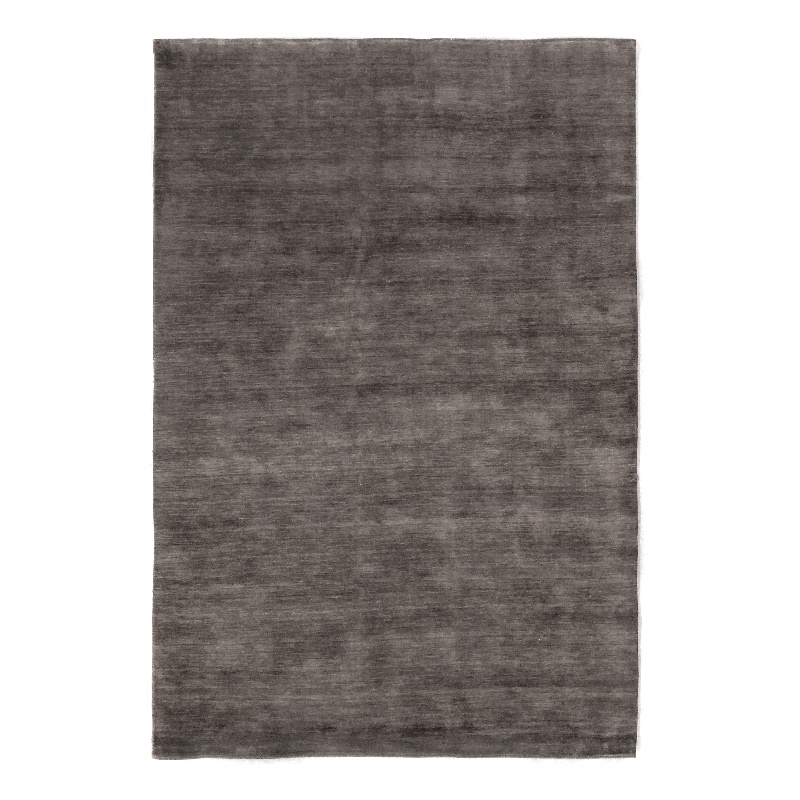 Wool Dove Handloomed New Zealand Wool Light Charcoal 8'x10' Area Rug