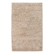Wool Shaggy Hand-Knotted New Zealand Wool Beige 10'x14' Area Rug