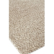 Woven Earth Flatweave New Zealand Wool Beige 6'x9' Area Rug