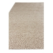Woven Earth Flatweave New Zealand Wool Beige 6'x9' Area Rug