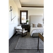 Woven Earth Flatweave New Zealand Wool Silver 6'x9' Area Rug