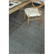 Woven Earth Flatweave New Zealand Wool Silver 6'x9' Area Rug
