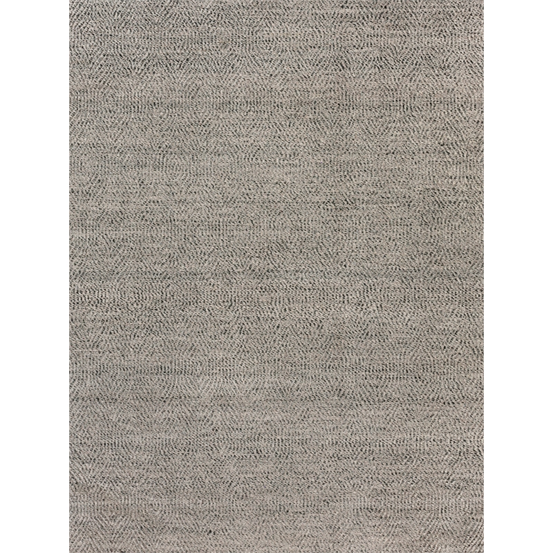 Woven Earth Flatweave New Zealand Wool Silver 6'x9' Area Rug