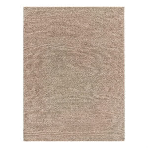 Woven Earth Flatweave New Zealand Wool Beige 6'x9' Area Rug
