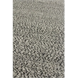 Woven Earth Flatweave New Zealand Wool Black 6'x9' Area Rug